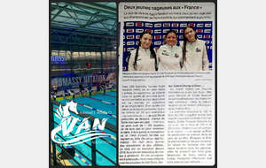 Article Ouest France _ Decembre 2024_Deux jeunes nageuses aux France