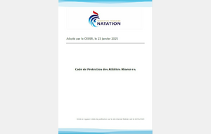 Code de Protection des Athlètes Mineur(e)s