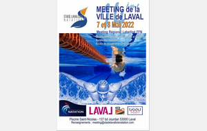 14e Meeting DE LA VILLE DE LAVAL - Meeting JUNIORS Labélisé Régional