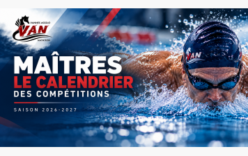 Maîtres : le calendrier des compétitions 2026-2027